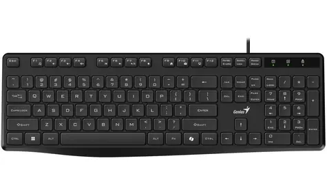 GENIUS KB-117S černá / Drátová klávesnice / Copilot / USB / CZ+SK layout