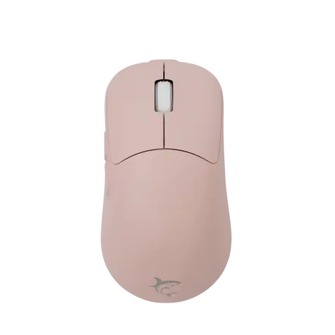 Rozbaleno - White Shark AERO růžová / Herní bezdrátová myš / optická / 5000 DPI / 6 tlačítek / 2.4 GHz / USB / rozbaleno