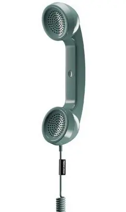 Native Union POP Phone Retro USB-C telefonní sluchátko zelená