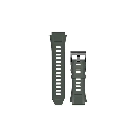 Aligator Řemínek silikonový 22mm / tmavě zelený