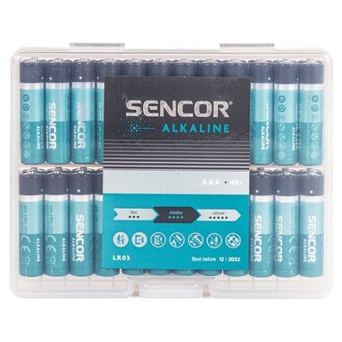 SENCOR SBA LR03 48 BOX Alkalická baterie AAA (48ks)