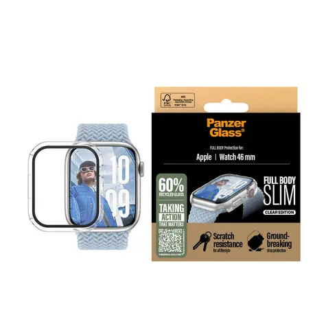 PanzerGlass Apple Watch 11/10 46mm tenký čirý kryt s ochranným sklem