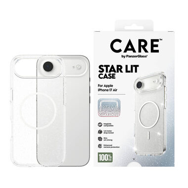 PanzerGlass CARE kryt Apple iPhone Air Star Lit třpytivý/bílý MagSafe 