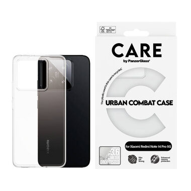 PanzerGlass CARE kryt Xiaomi Redmi Note 14 Pro 5G/14 Pro+ 5G Urban Combat čirý