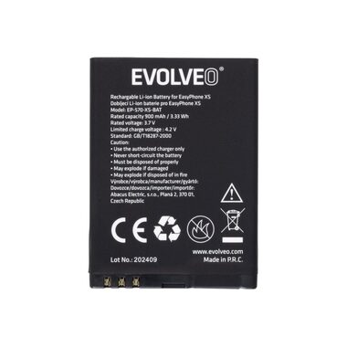 EVOLVEO originální baterie pro EasyPhone ID/EG/XS EP-400/550/570 / 900 mAh