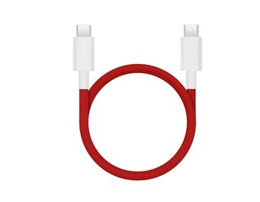 OnePlus Magnetic Cable Datový kabel USB-C - USB-C 1.2m červená