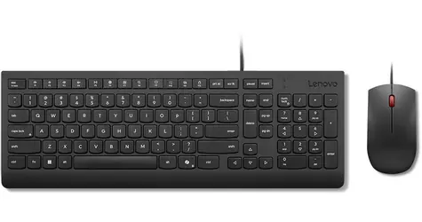 Lenovo Essential Wired Combo černá / Set klávesnice a myši / USB-A / CZ
