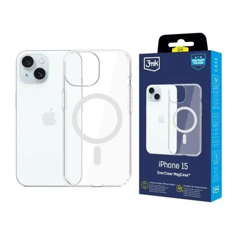 3mk EverClear MagCase zadní kryt pro Apple iPhone 15