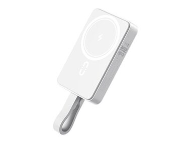 Romoss WMS10 10000mAh bílá / Powerbanka / 30W / USB-C + Lightning + kabel