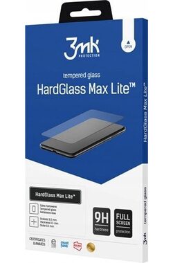 3mk HardGlass Max Lite ochranné sklo pro Xiaomi Redmi Note 14 PRO/14 PRO+ 5G Black