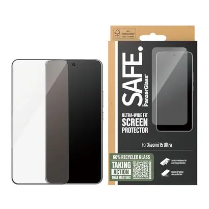 PanzerGlass Safe Ultra-Wide Fit pro Xiaomi 15 Ultra černá