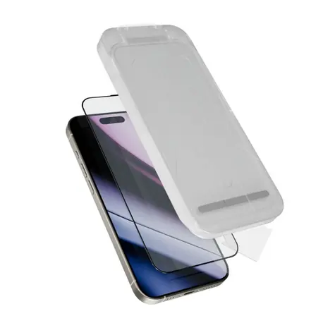 Epico Hero Glass 3D DF ochranné sklo pro iPhone 13/13 Pro/14/16e / odolné proti pádu a poškrábání / Ultra-široké krytí