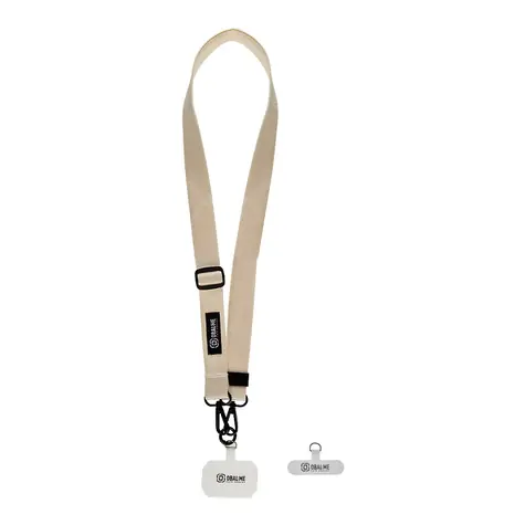 OBAL:ME NeckTag Ribbon Popruh na Telefon Ivory
