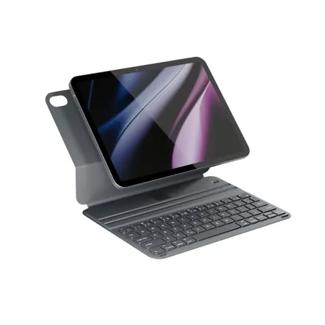 Epico UltraBoard ploché pouzdro s klávesnicí EK20 pro Apple iPad 10,9" (2022)/11" (A16) šedá / US / dlouhá výdrž baterie