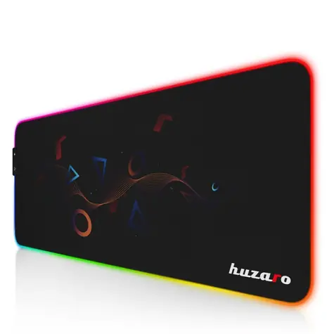 Huzaro RGB Design / Herní podložka pod myš / 800 x 300 mm