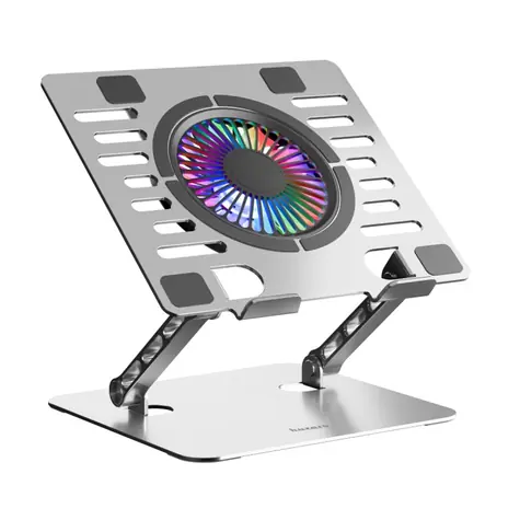 Huzaro Hold 4.0 RGB / stojánek pro notebooky 11" do 17" / 2x USB 2.0