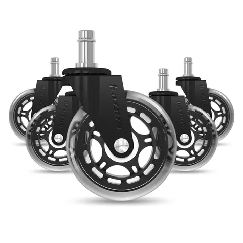 Huzaro Casters 2.0 černá / Kolečka pro židli 5 ks