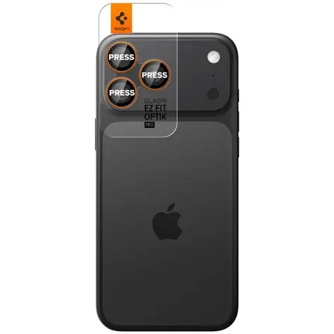 Spigen tR EZ Fit Optik Pro Tvrzené sklo Apple iPhone 17&16&15&14 Pro & 17&16&15&14 Pro Max oranžová