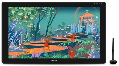 Huion Kamvas 24 GS2401 černá / Grafický tablet / 23.8" displej / 526.85 x 296.35 mm / 5080 LPI / 8192 úrovní tlaku / USB