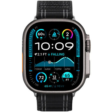 Spigen Fabric Band (hook-and-loop) řemínek pro Apple Watch 49mm/46mm/45mm/44mm černá