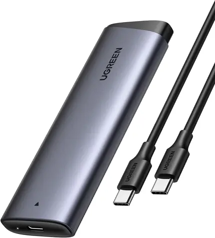 UGREEN CM767 externí box pro SSD M.2 NVMe šedá / USB-C / USB-C