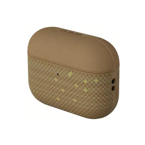 Pitaka Aramid Fiber Magnetic Case ochranné pouzdro na sluchátka AirPods Pro 3 Golden Glint