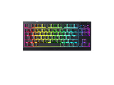 Rozbaleno - Razer BlackWidow V4 Tenkeyless HyperSpeed černá / Herní klávesnice / mechanická / BT / spínače Razer Orange / rozbaleno