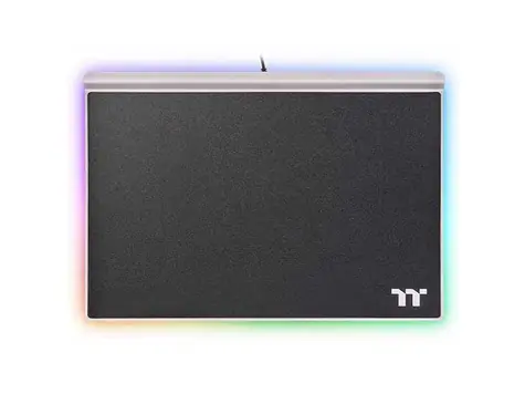Thermaltake Argent MP1 RGB Gaming Mouse Pad černá / herní podložka pod myš / 359 x 254 x 10 mm / USB