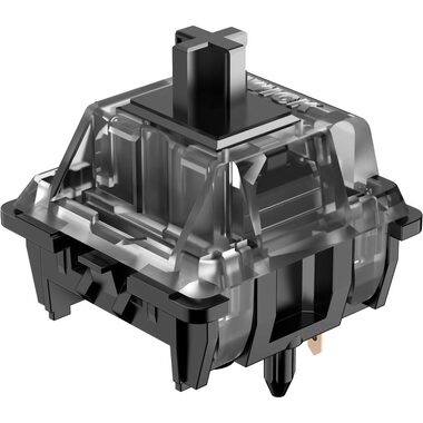 YENKEE YKA 01 40 Switches Ultimate Black / mechanické spínače / 40 ks