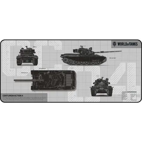 YENKEE YPM WT90 DEFENDER / Herní podložka pod klávesnici a myš / 900 x 400 x 4 mm