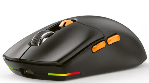 YENKEE YMS WT300 INSURGENT černá / herní bezdrátová myš / optická / 10000 DPI / 7 tlačítek / 2.4GHz / BT / USB-C