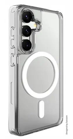 SWISSTEN Pouzdro Clear Jelly MagStick Metallic pro Samsung Galaxy S26 5G transparentní