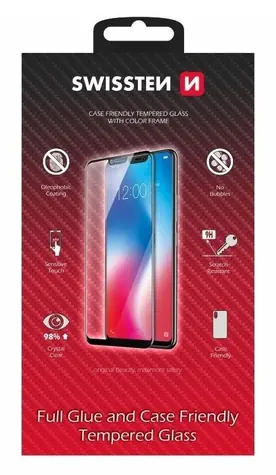 SWISSTEN Ochranné sklo CASE FRIENDLY pro Samsung Galaxy S26 5G černá
