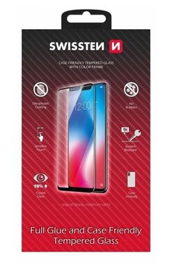 SWISSTEN Ochranné sklo CASE FRIENDLY pro Xiaomi Redmi Note 15 Pro 5G černé