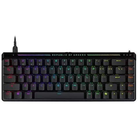 ASUS ROG Falchion Ace HFX černá / herní klávesnice / mechanická / drátová / spínače ROG HFX / US