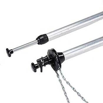 Hama aluminium Spindles / hliníkové vřeteno-unáčeš pozadí / 2,75 m