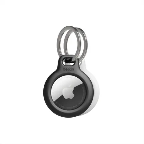 Belkin pouzdro na Apple AirTag s kroužkem na klíče černo-bílá / 2ks