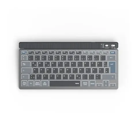 Hama WK-700 bezdrátová Multi Device klávesnice / extra kompaktní / nabíjecí