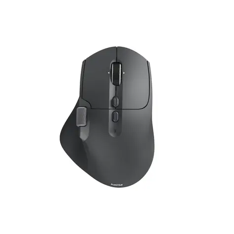 Hama WM-900 černá / bezdrátová optická Multi Device myš / nabíjecí / tichá / podsvícená