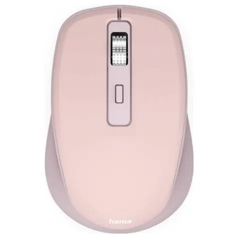 Hama WM-450 růžová / bezdrátová Multi Device myš / tichá / bluetooth / 2x AAA / USB-A