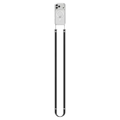 Spigen Crossbody Lanyard Strap popruh k telefonu na krk černá