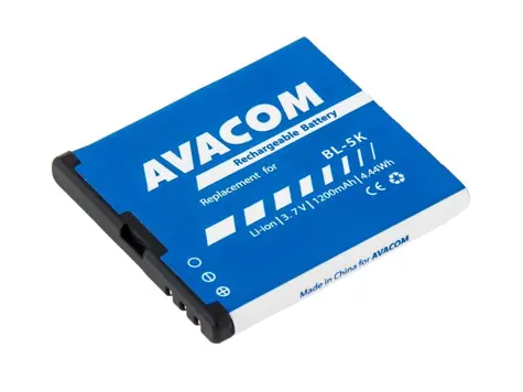 Rozbaleno - AVACOM Baterie do mobilu Nokia C7-00 / Li-Ion / 3.7V / 1200mAh / (náhrada BL-5K) / rozbaleno