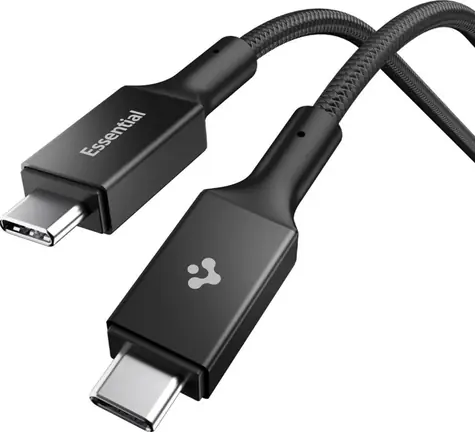 Spigen EB24015CC Essential USB C na USB C 240W kabel 1.5m černá / USB 4.0