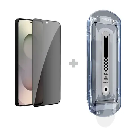 Nillkin Tvrzené Sklo 0.25mm Guardian 2.5D pro Samsung Galaxy S26 Black (s aplikátorem)