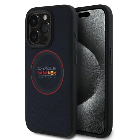 Red Bull PC/TPU Red Ring MagSafe Zadní Kryt pro iPhone 15 Pro Max Navy