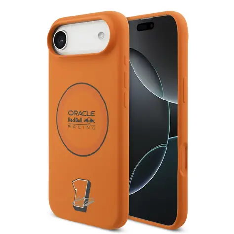 Red Bull Silicone Blue Ring MagSafe Zadní Kryt pro iPhone Air Orange
