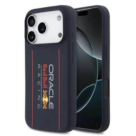 Red Bull Silicone Vertical Logo MagSafe Zadní Kryt pro iPhone 17 Pro Max Navy