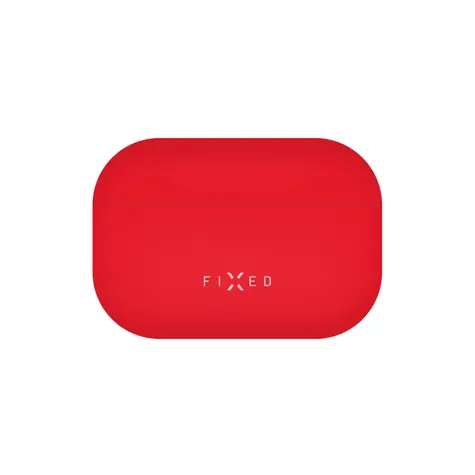 FIXED Ultratenké silikonové pouzdro Silky pro Apple AirPods Pro 3 červené