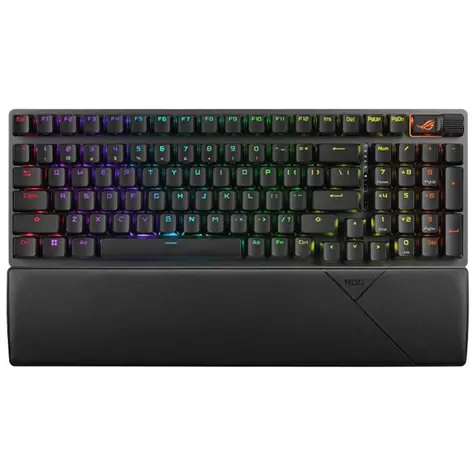 ASUS ROG Strix Scope II 96 černá / Bezdrátová herní klávesnice / mechanická / ROG NX Snow / RGB / BT / USB / CZ/SK