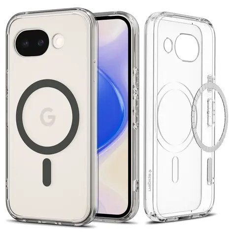 Spigen Ultra Hybrid kryt s MagSafe pro Google Pixel 10a clear graphite